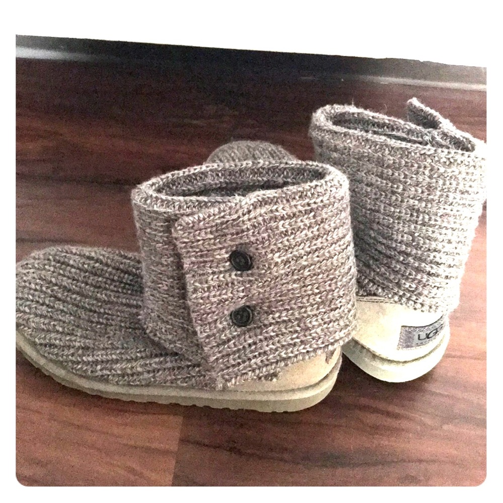 Woven UGG boots